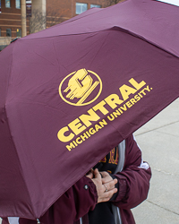 Action C Central Michigan Maroon 42-inch Mini Sport Umbrella