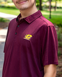 Action C Maroon Eco Comfort Polo