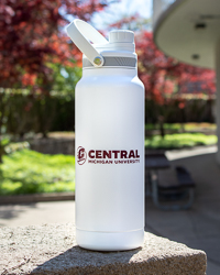 Action C Central Michigan University White 33 oz. Sport Bottle