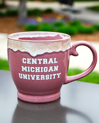 Central Michigan University Pink Ceramic Mug