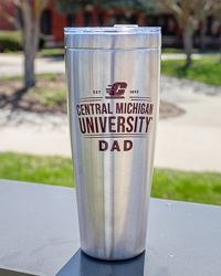 Action C Central Michigan University Dad 30 oz. Stainless Steel Tumbler