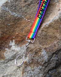 Central Michigan Rainbow Pride Lanyard