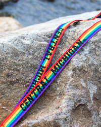 Central Michigan Rainbow Pride Lanyard