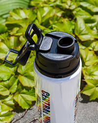 Central Michigan University Rainbow & White 28 oz. Pride Sport Bottle