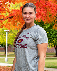 Central Michigan Chippewas Action C Heather Gray Women's T-Shirt
