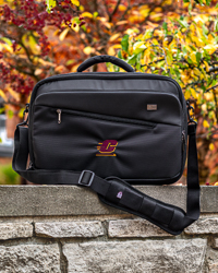 Action C Black 15.6-inch Padded Laptop Briefcase
