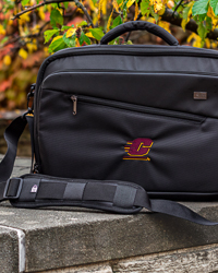 Action C Black 15.6-inch Padded Laptop Briefcase