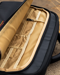 Action C Black 15.6-inch Padded Laptop Briefcase