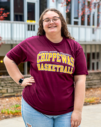 Central Michigan University Chippewas Basketball Maroon T-Shirt