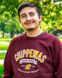 Central Michigan Chippewas Action C Since 1892 Maroon Raglan Crewneck Sweatshirt