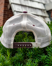 Action C 3D Maroon Corduroy Soft Mesh Trucker Hat