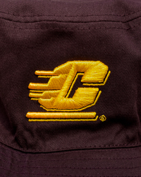 Action C Fire Up Chips! Maroon & Gold Reversible Bucket Hat