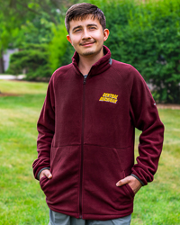 Central Michigan Maroon Full Zip Fleece Jacket