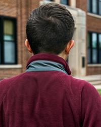 Central Michigan Maroon Full Zip Fleece Jacket
