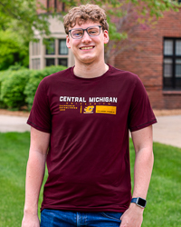 Central Michigan University Chippewas Established 1892 Maroon T-Shirt