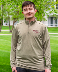 Central Michigan Chippewas Taupe ¼ Zip Pullover