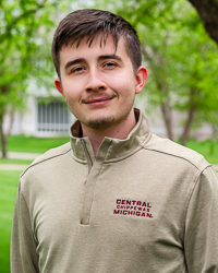 Central Michigan Chippewas Taupe ¼ Zip Pullover