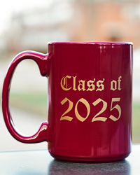Central Michigan University Seal Class of 2025 Maroon Ceramic Mug
