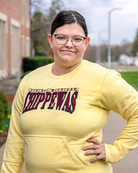 Central Michigan Chippewas Women's Sun Kissed Yellow Crewneck Sweatshirt