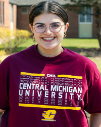 Central Michigan University Repeating Action C Maroon T-Shirt