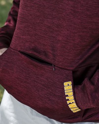 Action C Central Michigan Chippewas Maroon & Gold Hoodie