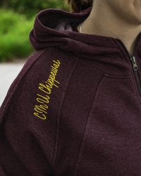 Action C CMU Chippewas Maroon Women’s ½ Zip Raglan Hoodie