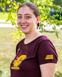 Action C Central Michigan Chippewas Maroon Women's T-Shirt