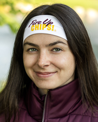 Fire Up Chips! White Elastic Headband