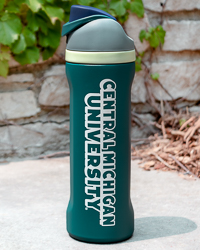 Central Michigan University Tidal Blue 24 oz. Stainless Steel Sport Bottle