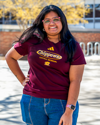 Central Michigan Chippewas Action C Maroon Women's T-Shirt