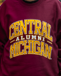 Central Michigan Alumni Maroon Pro-Weave® Crewneck Sweatshirt