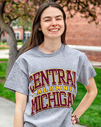 Central Michigan Alumni Gray T-Shirt