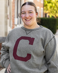 Block C Vintage Gunmetal Gray Crewneck Sweatshirt