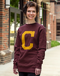 Block C Vintage Maroon Crewneck Sweatshirt