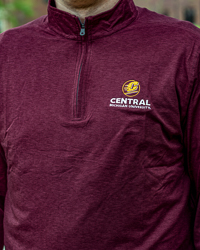 Action C Central Michigan University Maroon ¼ Zip