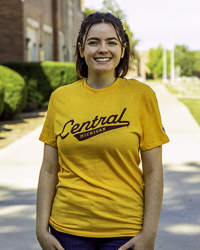Central Michigan Vintage Tail Sweep Gold T-Shirt