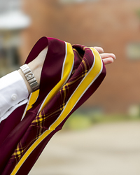 Script Central Michigan University CMU Tartan Women’s Silk Scarf