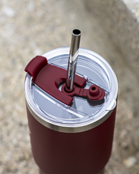 Central Michigan Vintage Tail Sweep Maroon 30 oz. Stainless Steel Tumbler