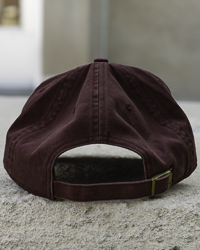 Block C Vintage Maroon Relaxed Adjustable Hat