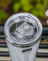 Action C Teddy Bear White 16 oz. Stainless Steel Travel Tumbler