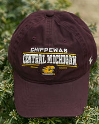 Central Michigan 3D Chippewas Action C Maroon Adjustable Twill Hat