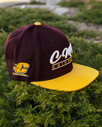 CMU 3D Chippewas Action C Maroon & Gold Snapback Hat