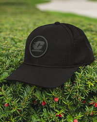 Action C 3D Patch Black Performance Snapback Hat