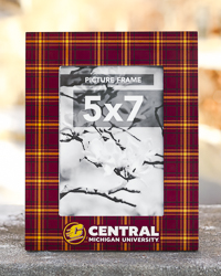 Action C Central Michigan University Tartan Photo Frame