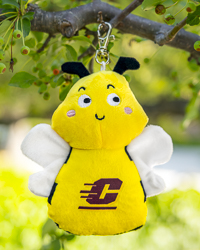 Action C Yellow Bee Plush Travelers Bag Charm