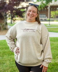 Central Michigan Script Chippewas Women’s Pebblestone Crewneck Sweatshirt