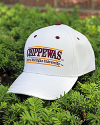 Lines Central Michigan University Chippewas Action C White Snapback Hat