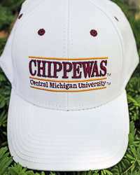 Lines Central Michigan University Chippewas Action C White Snapback Hat